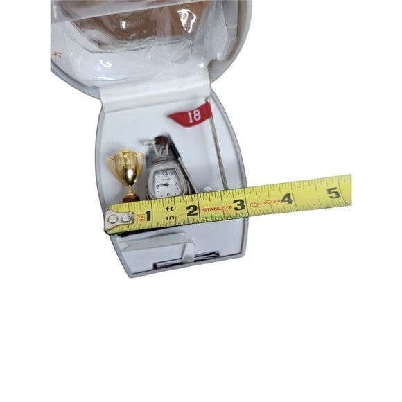 Collectible M.Z. Berger Sharp Miniature Novelty Clock Golf Course #A20 - Picture 5 of 7